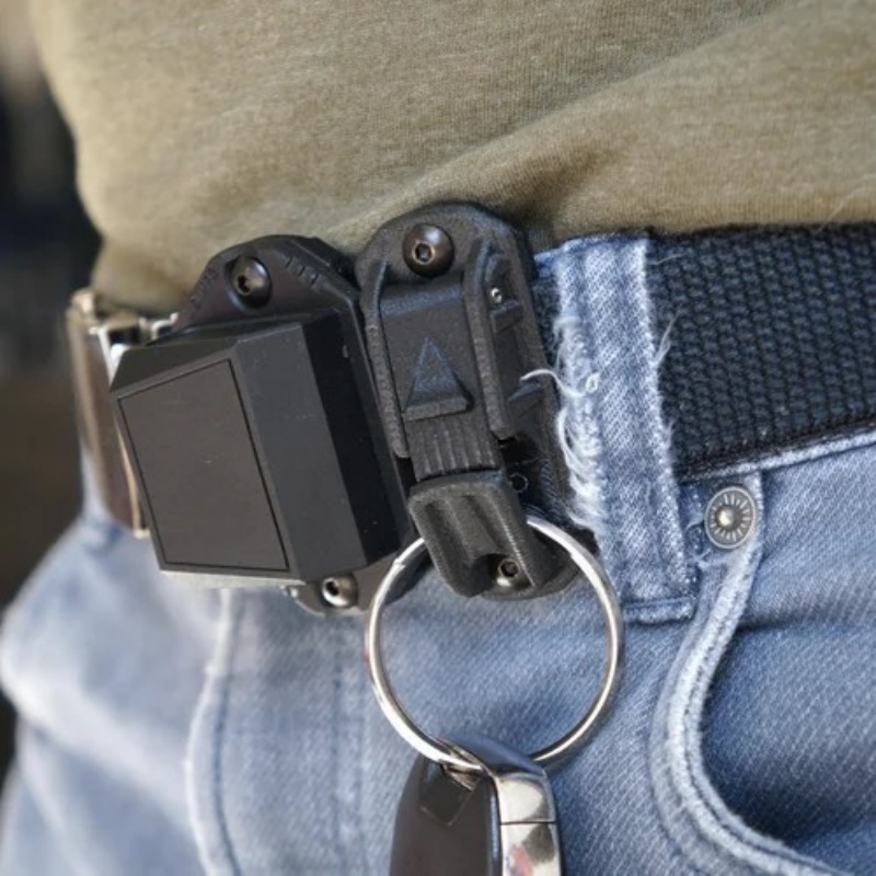 Edc Carry Bag - Plastic Tactical Key Ring Clip Molle