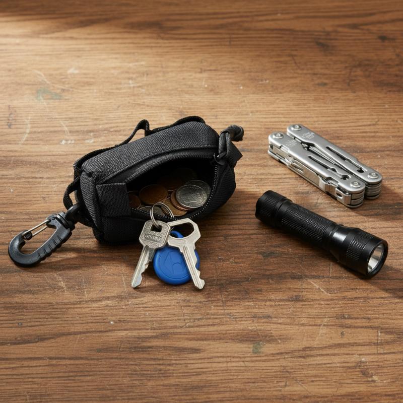 Outdoor EDC Pouch, Zipper Key  - đánh giá và giá Edc Carry Fanny Pack