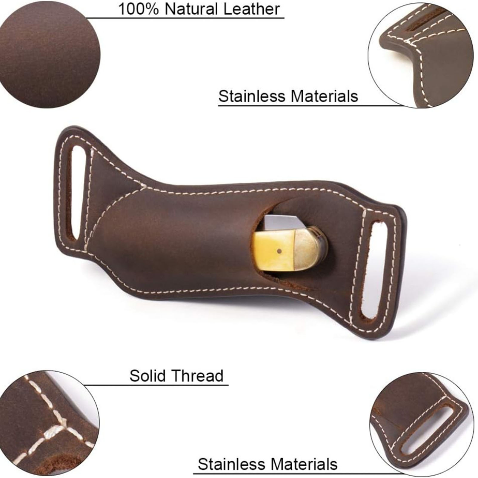 Protective Knife Durable for C - đánh giá và giá Edc Carry Belt Leather