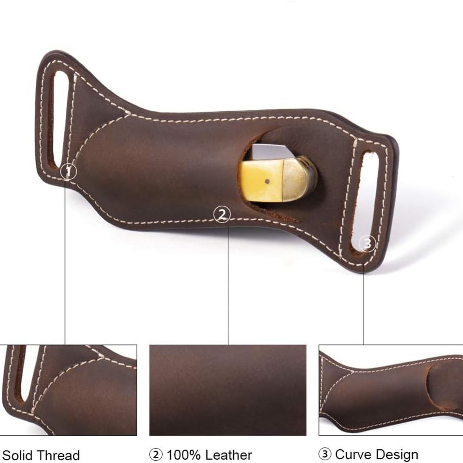 Protective Knife Durable for C - đánh giá và giá Edc Carry Belt Leather