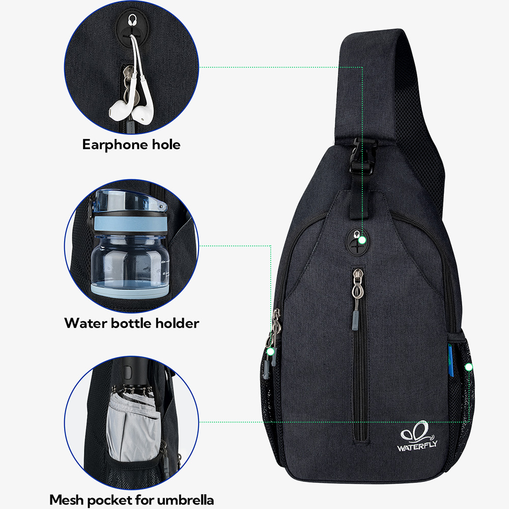 WATERFLY Crossbody Sling Bag C - đánh giá và giá Edc Carry Bag