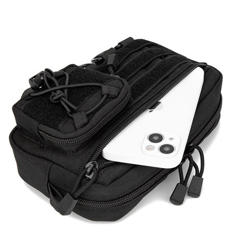 Tactical Molle Horizontal Admi - đánh giá và giá Edc Carry Fanny Pack