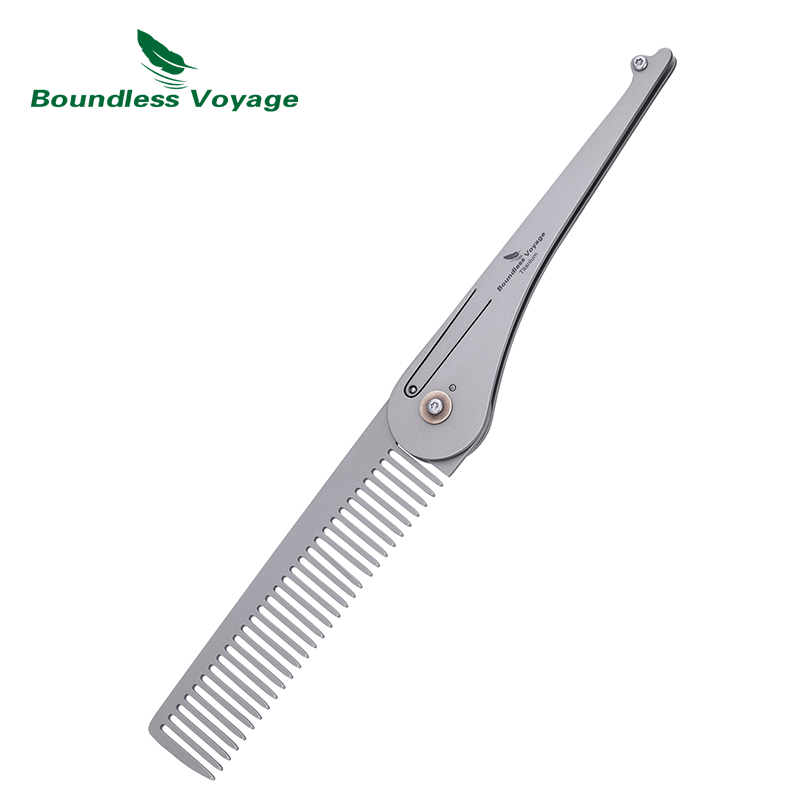 Titanium Foldable Comb Ultra L - đánh giá và giá Comb Pocket Titanium