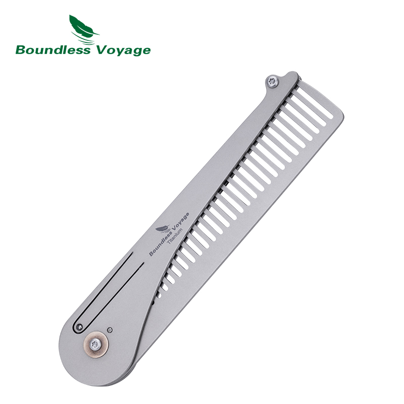 Titanium Foldable Comb Ultra L - đánh giá và giá Comb Pocket Titanium
