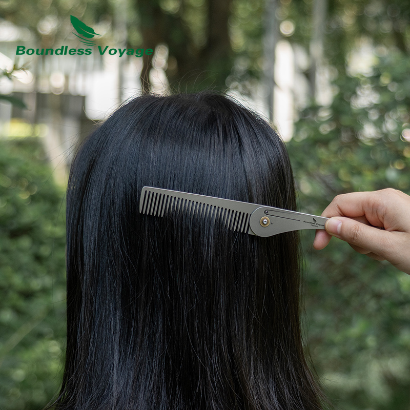 Titanium Foldable Comb Ultra L - đánh giá và giá Comb Pocket Titanium