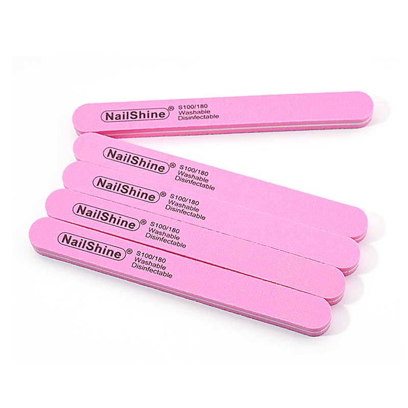 100 Pcs Pink Nail Files Gel Cu - đánh giá và giá Nail File Titanium