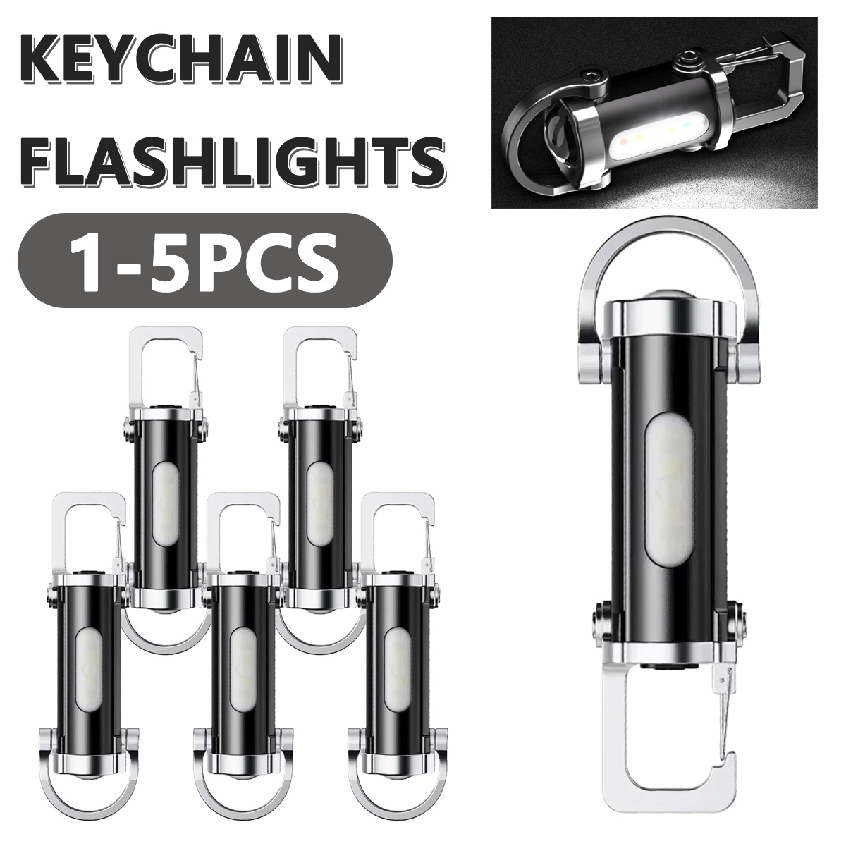 Powerful EDC LED Flashlight Ke - đánh giá và giá Keychain Flashlight