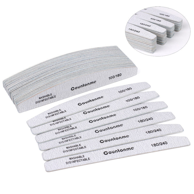 10Pcs/20Pcs Professional Woode - đánh giá và giá Nail File Titanium