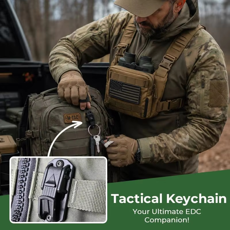 Plastic Tactical Key Ring Clip - đánh giá và giá Edc Carry Bag