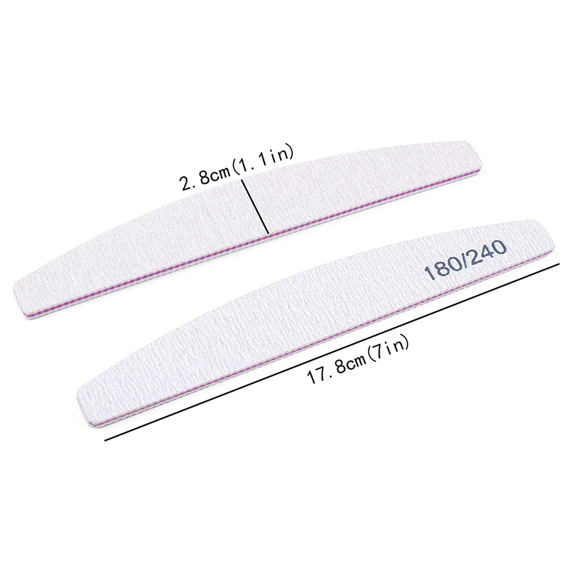 10Pcs Double Sided Nail Files  - đánh giá và giá Nail File Titanium
