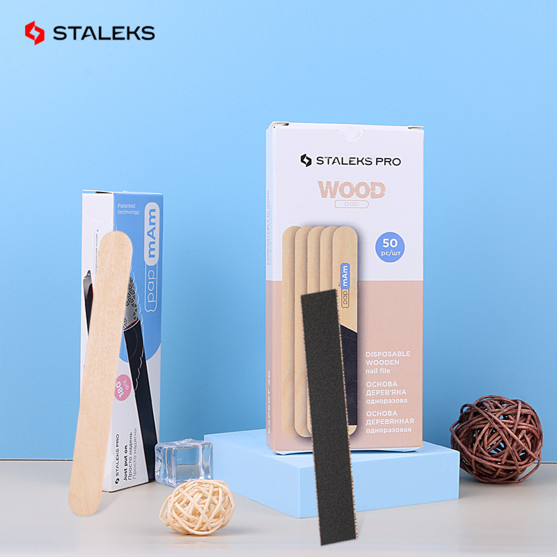 Staleks Thanh Gỗ Ban Móng Dải  - đánh giá và giá Nail File Titanium