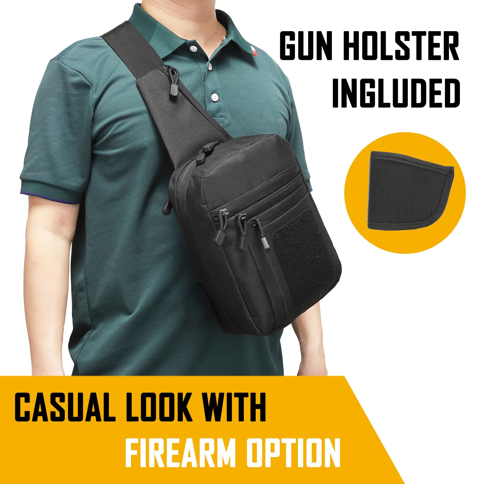 Concealed Carry Crossbody Bag  - đánh giá và giá Edc Carry Fanny Pack